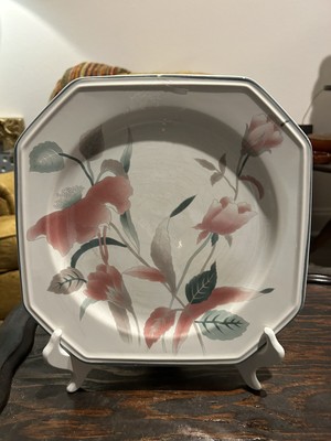 Mikasa Continental F3003 Silk Flowers 10 1/4'' Dinner Plate Beautiful! Qty 1