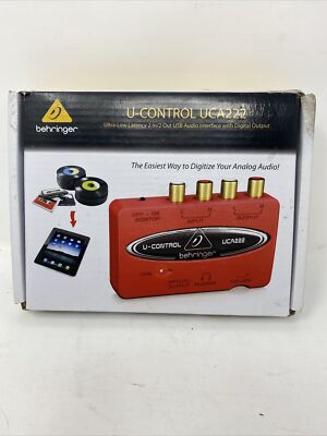 Behringer U-Control UCA222 USB Audio Interface