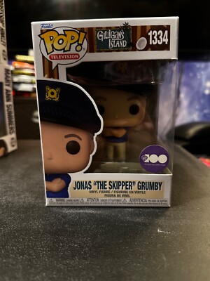 Funko POP! Television: Gilligan's Island Jonas ''The Skipper'' Grumby #1334 WB 100
