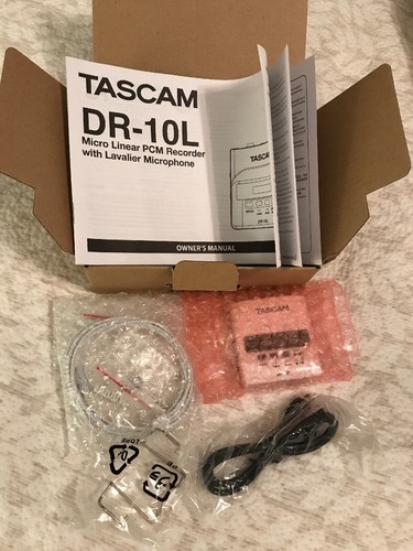 TASCAM DR10L Digital Audio Recorder WHITE, New/Unused