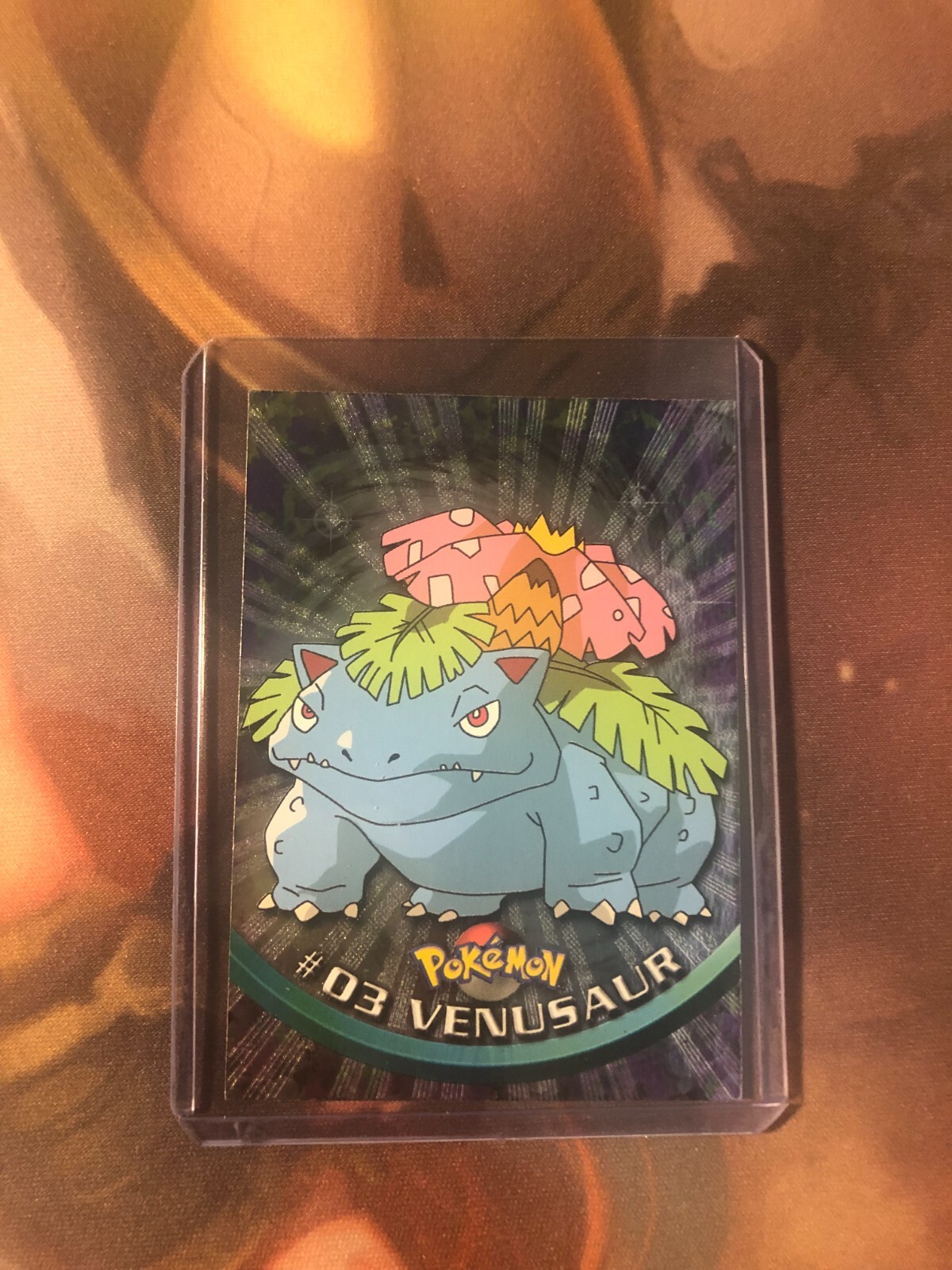 Topps VENUSAUR フシギバナ #03 Pokemon 1999 TV Venusaur #3