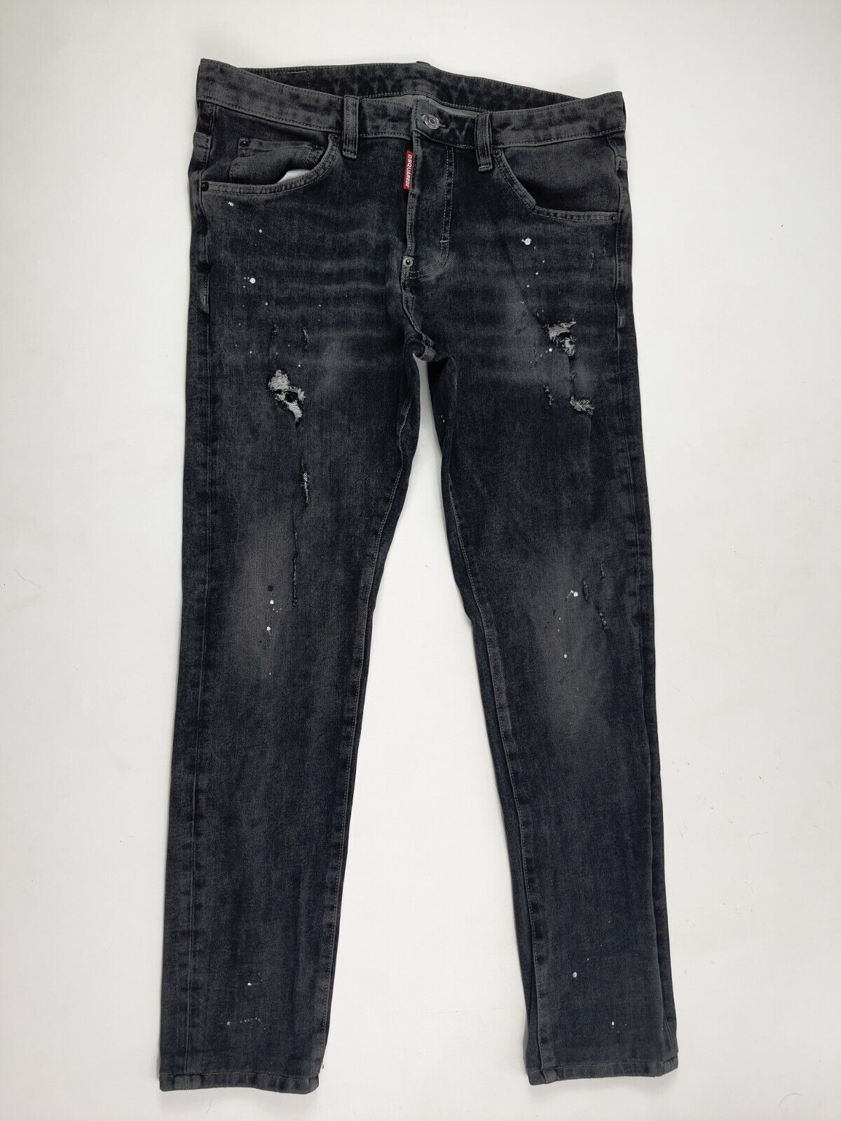 RARE! Dsquared2 x Ibrahimovic Men's gray Distressed Denim RARE! Dsquared2 x Ibrahimovic Men's gray Distressed Denim