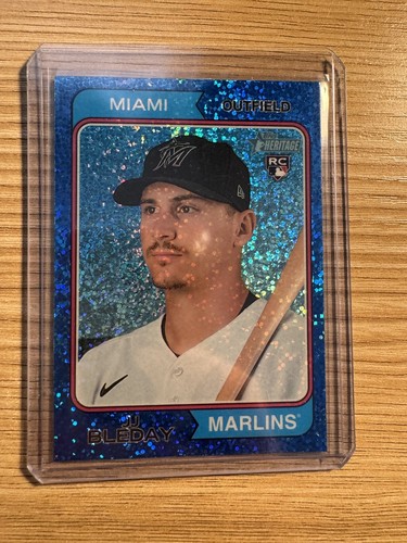 joseページ 2023 Topps Heritage - Chrome Blue Sparkle #385 JJ Bleday (RC