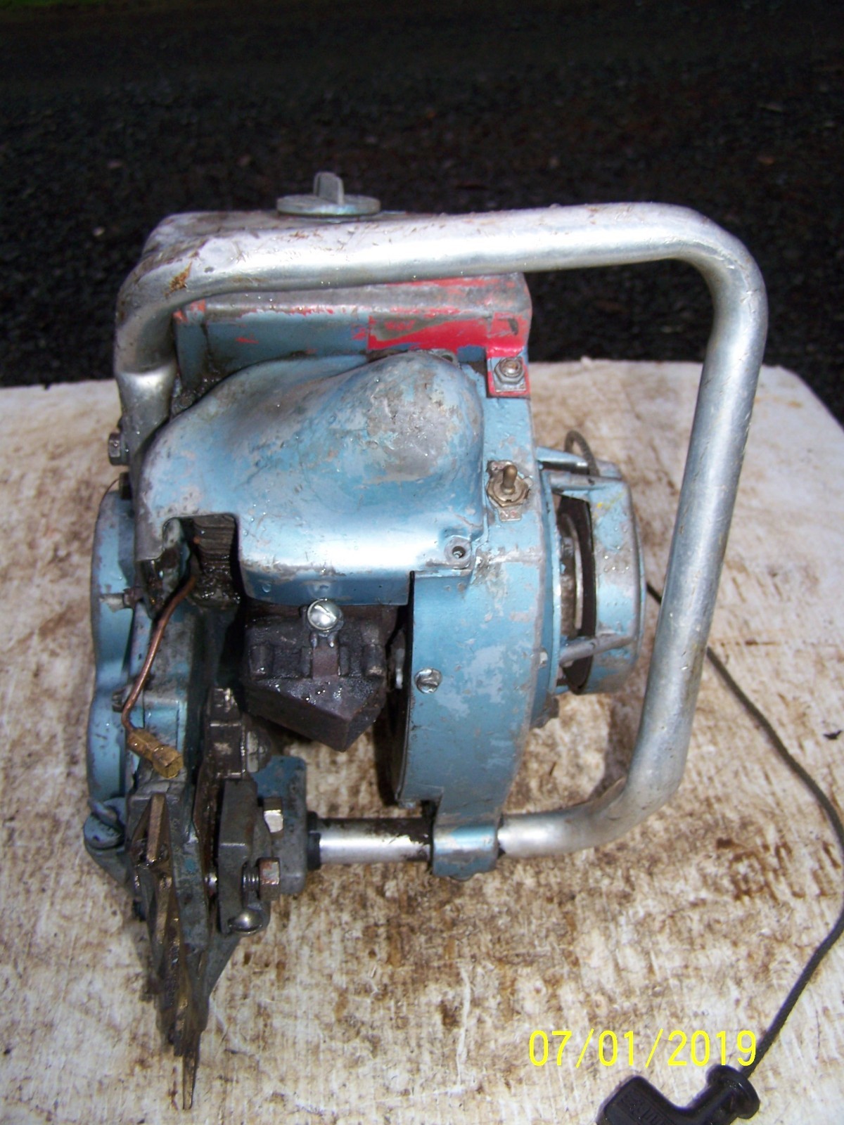 Big Vintage 77cc Homelite Super Wiz 66 Gear Drive Chainsaw Powerhead AS IS