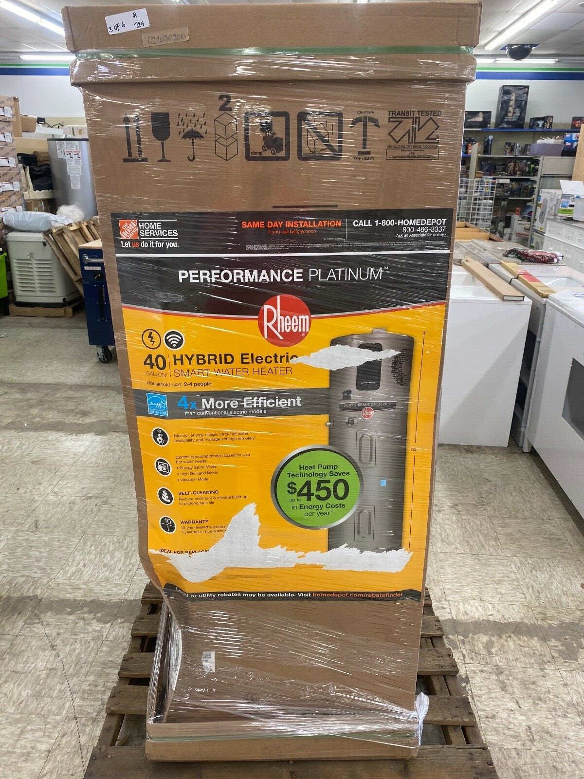 Rheem Performance Platinum 40 Gal.Hybrid High Efficiency Smart Tank XE40T10H45U0