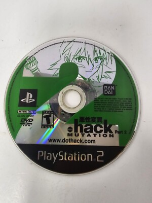 .hack MUTATION dot hack Part 2 PlayStation 2 PS2 - Disc Only 