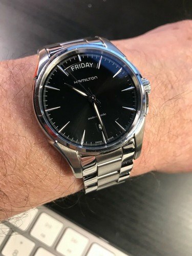 ハミルトン　ジャズマスター DAY DATE AUTO H32505131 Hamilton Jazzmaster Black Dial Stainless Steel Men's Watch