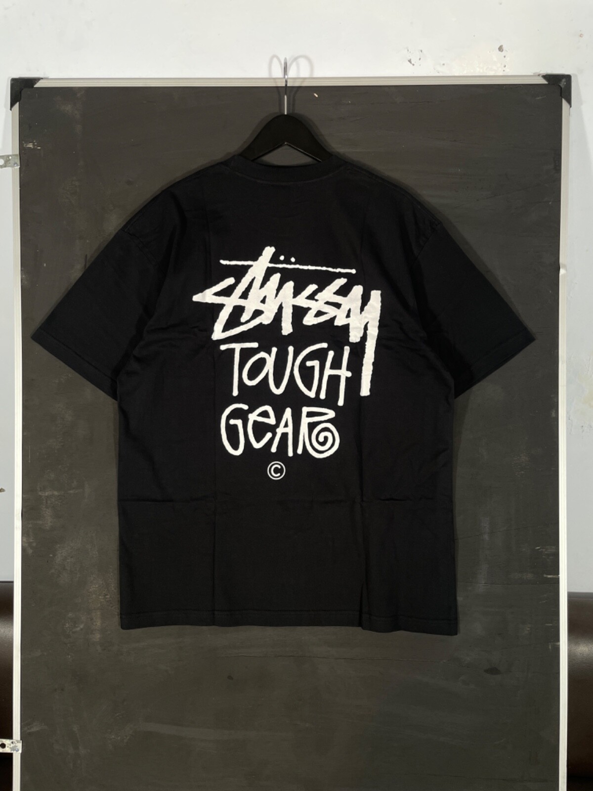 【STUSSY】TOUGH GEAR INTERNATIONAL TEE Stussy Tough Gear International Tee White Men's - FW24 - US