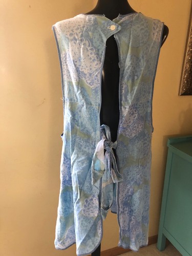 Vintage Lot of 3 Bib Smock Aprons Handmade 1950s - 60s Rick Rack Pockets