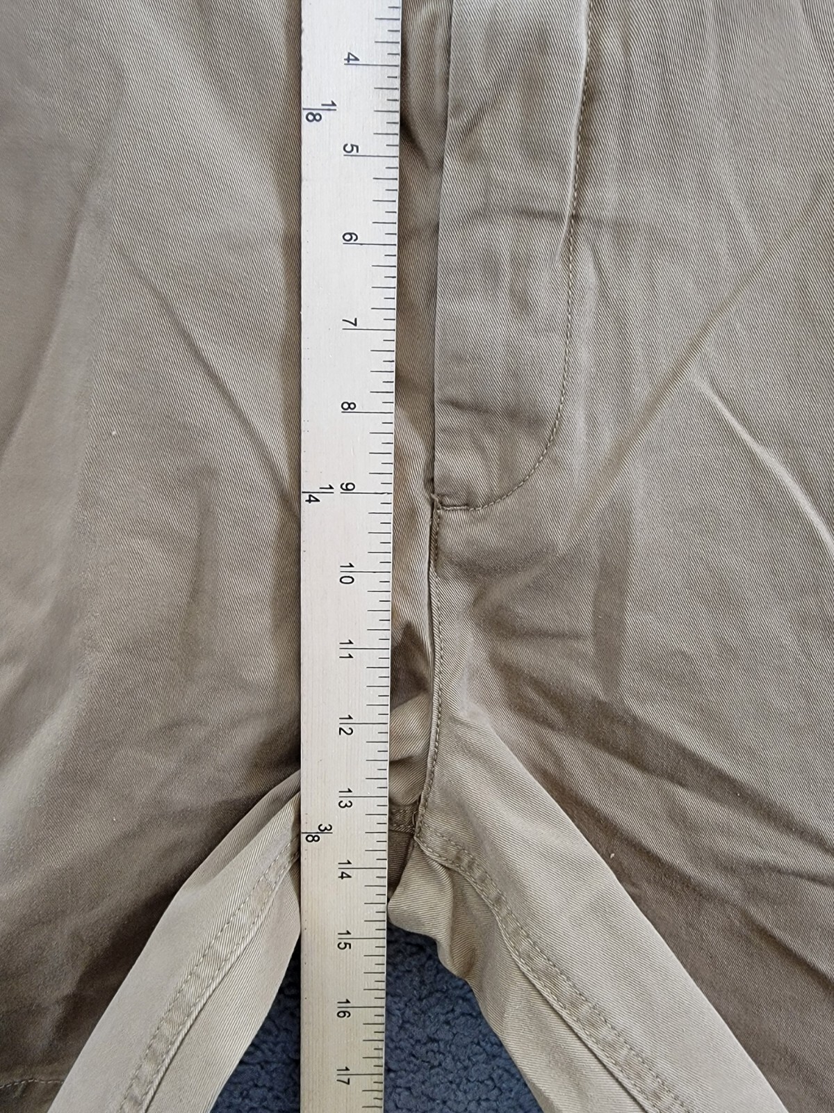 Polo Ralph Lauren 8-Inch Relaxed Fit Chino Shorts Men's 38 Sandsurf Button Zip - Picture 8 of 17