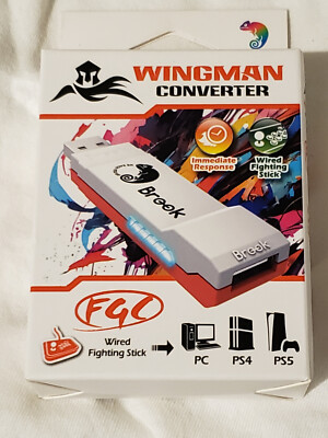 NEW/UNOPENED Brook Wingman Converter FGC - PS5/PS4/PC Fighting Games
