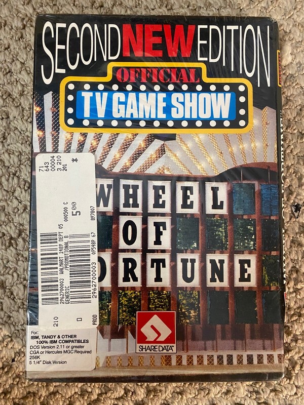 Wheel Of Fortune Second New Edition VINTAGE COMPUTER GAME SEALED
