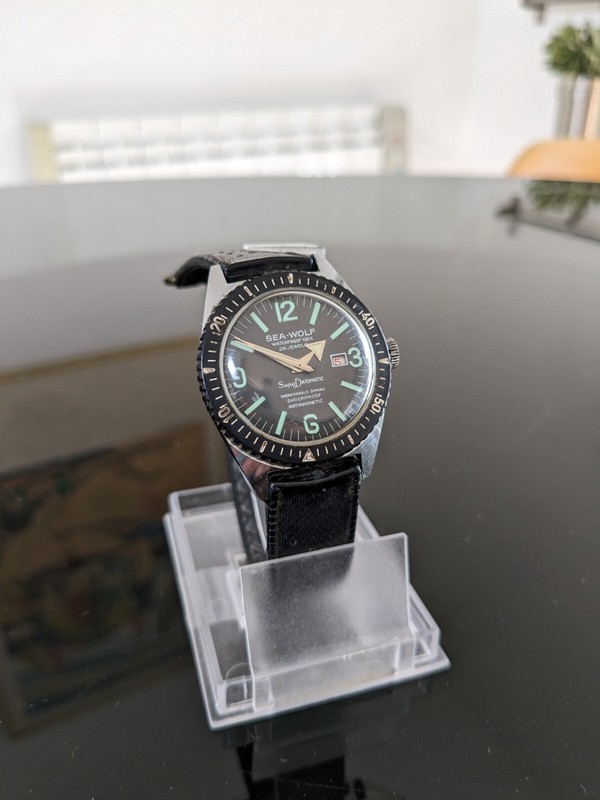 Montre Plongeuse Date Sea-Wolf (Mortima) Superdatomatic 25 Jewels