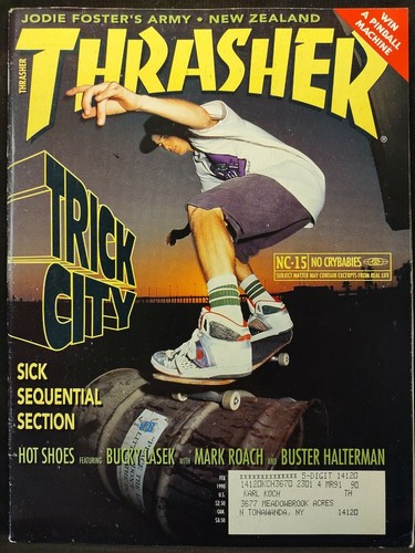 Thrasher Magazine Vintage Skate Skateboard VTG Skateboarding