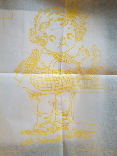 Sewing Transfer Pattern Vtg 4103 Campbell Soup Kids Vogart Embroidery Painting