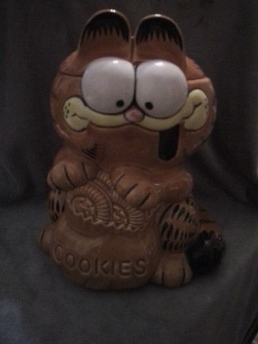 ★ガーフィールド クッキージャー - エネスコ 1980年代　ビンテージ品★ My vintage 1980's Garfield cookie jar : r/garfield