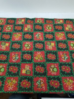 Cranston VIP print Chistmas mat28''x22'' w/7''x6'' inch square removed 26