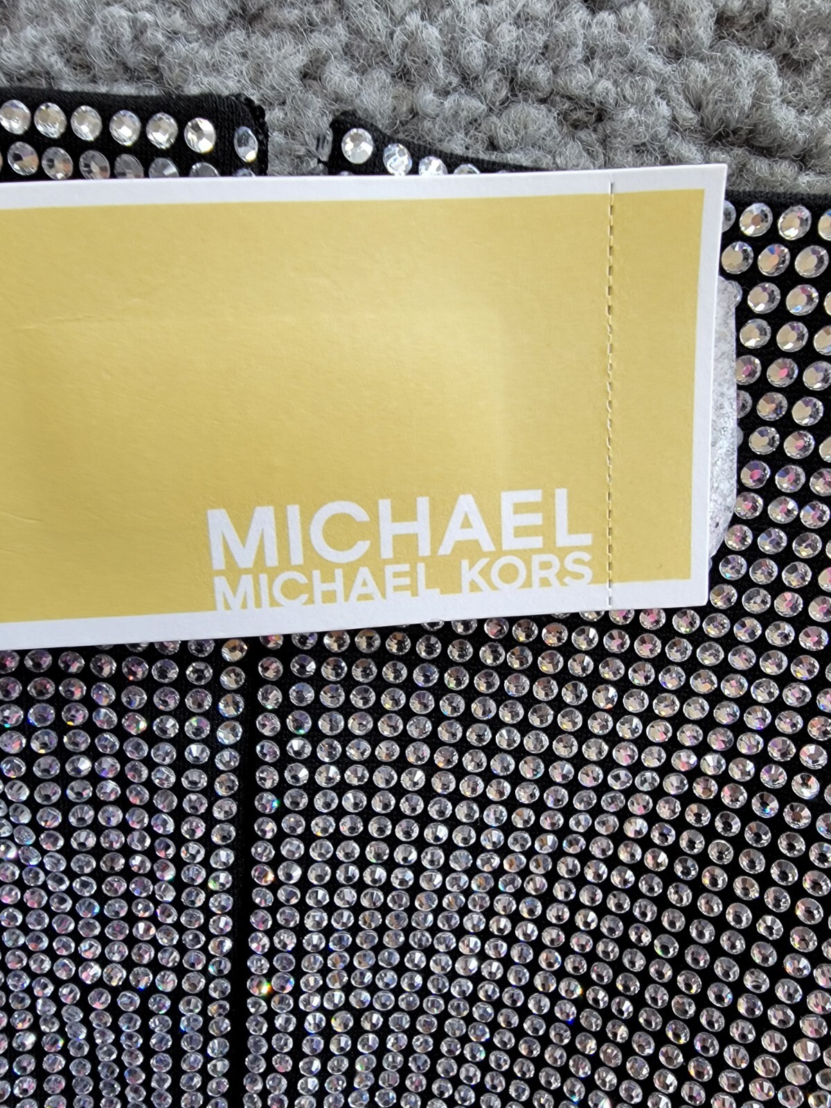MICHAEL Michael Kors Square-Neck Embellished Sleeveless Mini Dress Women's XS - Picture 16 of 17