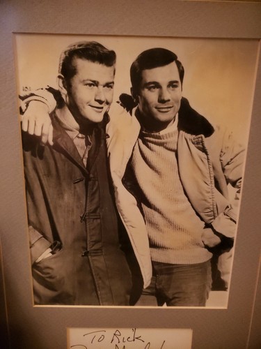 Rare Vintage Martin Milner Route 66 Television Show Framed Picture