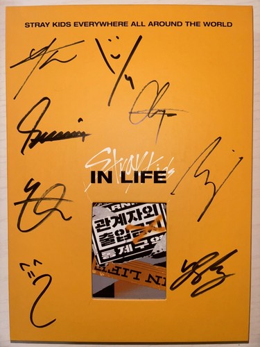 STRAY KIDS [IN LIFE] Autographed Signed Promo Album
