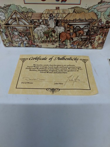 David Winter The Rectory in Original Box Excellent Condition 1993 w/ COA