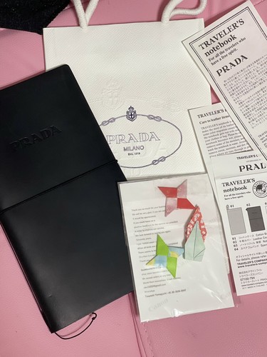 PRADA TRAVELER'S notebook ブラック 2025年最新】トラベラーズノート プラダの人気アイテム - メルカリ
