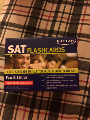Kaplan Test Prep Ser.: Kaplan SAT Flashcards by Kaplan (2011, Cards,Flash Cards)