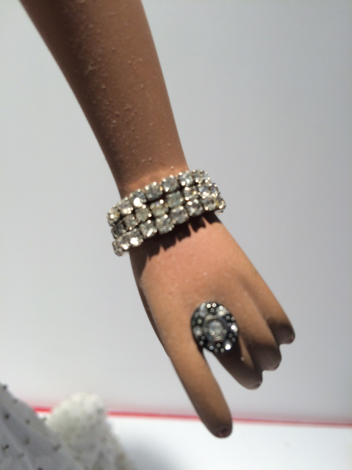 Michelle Obama Porcelain Inaugural Doll  Danbury Mint