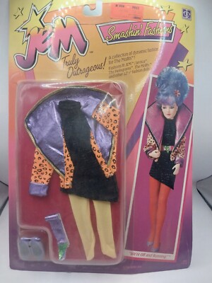 Jem and the Holograms Smashin' Fashions vintage 1987 ''We're Off And Running'' New