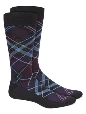 

PERRY ELLIS Мужские фиолетовые носки с абстрактным принтом, Фиолетовый