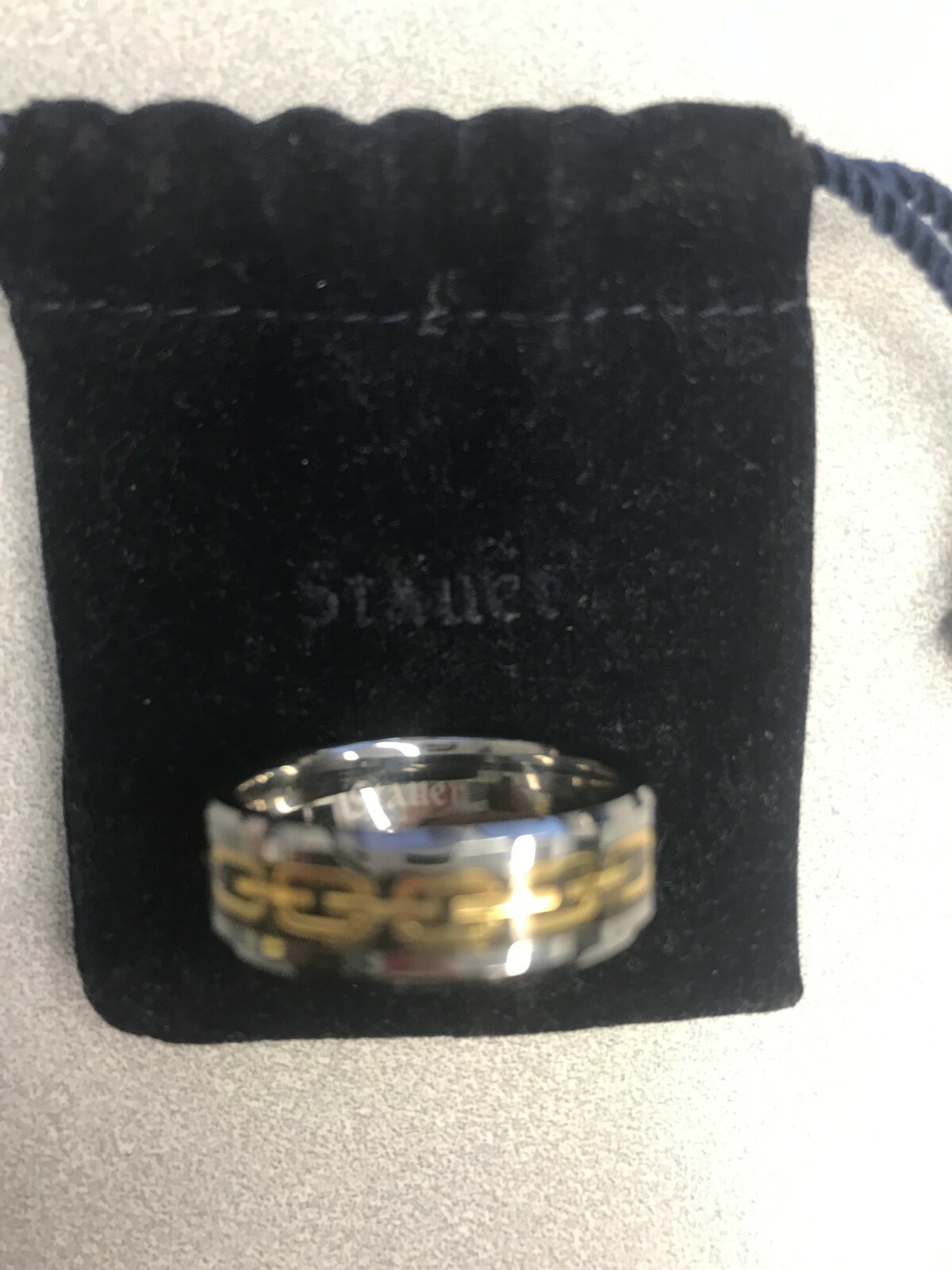 Stauer Men's Tungsten Ring Size 11 NEW