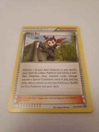Pokémon TCG Ninja Boy Steam Siege 103/114 Regular Uncommon