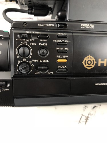 Hitachi HQ VHS Video Camcorder VM-5200A Complete W Hard Case Excellent Condition