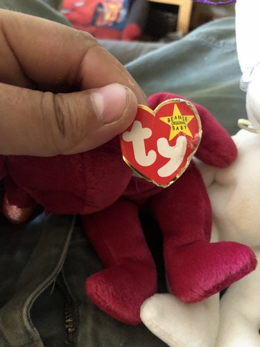 Ty Beanie Babies Valentina with Multiple Swing Tag and Tush Tag Errors