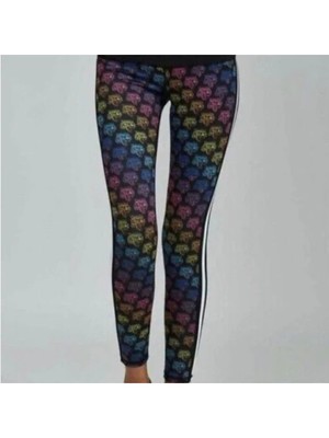 Женские черные облегающие леггинсы с влагоотталкивающим принтом NOLI Womens XS