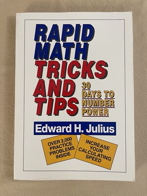 Rapid Math Tricks and Tips- 30 Days to Number Power - Edward H. Julius - B30