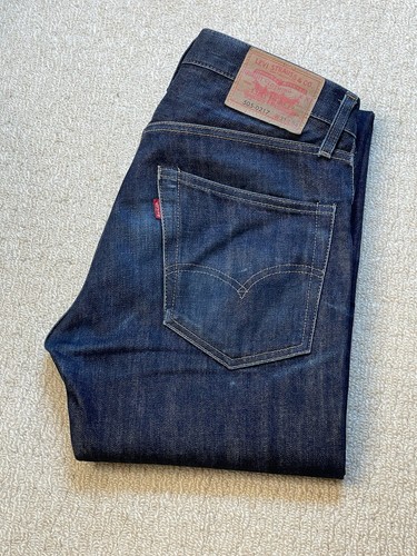 【LEVI'S 505-0217】W36 L34 Levi's 505-0217 BIG E 42 Talon Zipper Selvedge Denim Jeans