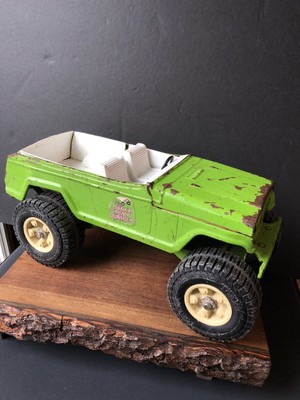 Vtg Green Tonka Jeepster Stump Jumper 13   49250 USA Steel Retro Collectible