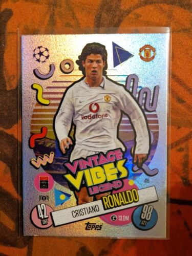 Topps Match Attax 2024/25 CRISTIANO RONALDO VINTAGE VIBES Topps Match Attax 2024/25 CRISTIANO RONALDO VINTAGE VIBES