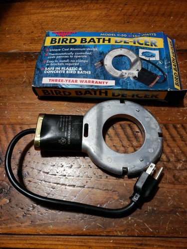 Farm Innovators Model C-50 150 Watt Bird Bath De-Icer