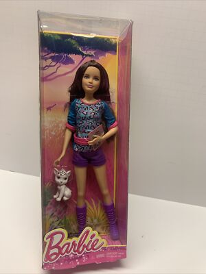 barbie dreamhouse sisters safari fun skipper barbie leopard nrfb bdg29 rare 276026626373