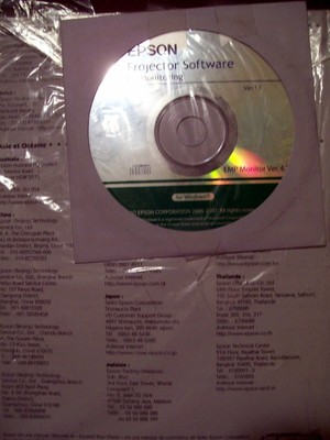 Epson Powerlite 822+/83+ Projector User Guide/CD-ROM & Epson Projector Software