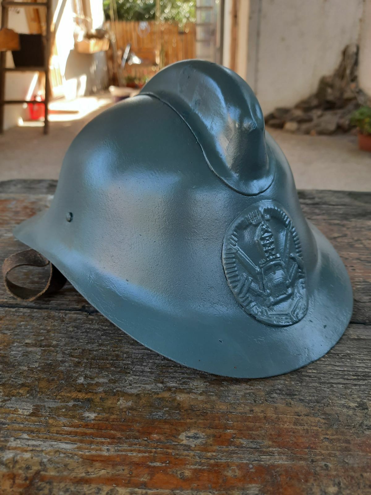 Original Vintage Soviet Russian Fireman Helmet USSR 