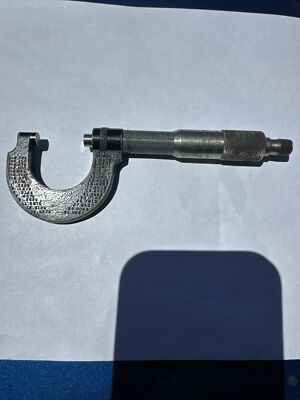 Vintage Viking, Forsberg Mfg Co 0-1'' Micrometer Bridgeport Conn Free Shipping
