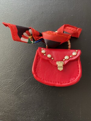 Zuru Mini Brands Fashion Series 2- Red  Purse &Multi-Colored Scarf