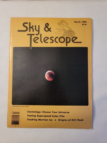 ASTRO　magazine 1983 March, Sky & Telescope Magazine, Superspeed Color Film