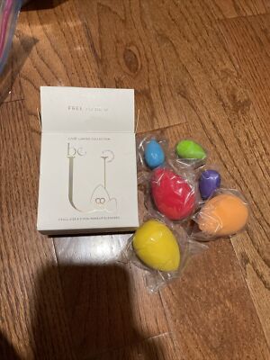 UVE Beauty~BE U Limited Collection~3 Full Size + 3 Mini Makeup Blenders~NIB~