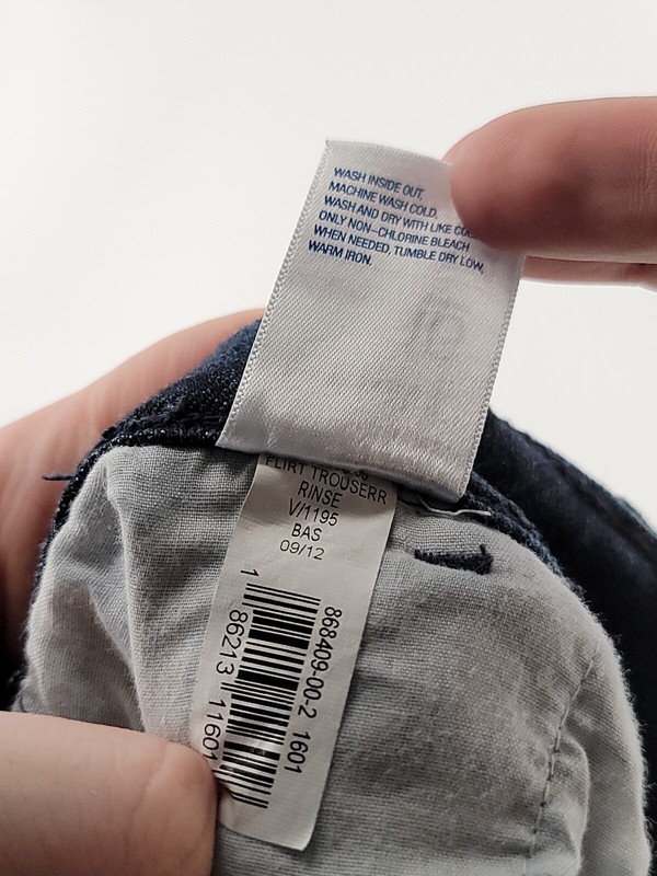 Old Navy Flirt Jeans Womens Adult Size 16 38x29 Blue Denim Bootcut