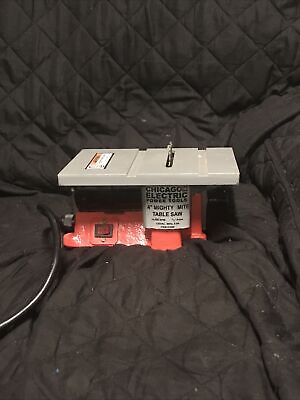 Chicago Electric Power Tools 4'' Mighty Might Table Saw 14,000 RPM 1/2'' Arbor