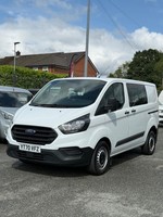 2020 70 FORD TRANSIT CUSTOM 2.0 ECO BLUE LEADER D/CAB CREW VAN FSH NEW WET BELT
